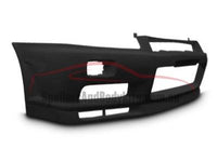 Front Bumper Bar for R34 Nissan Skyline GT / GT-T Coupe / Sedan - GTR Style - Spoilers and Bodykits Australia