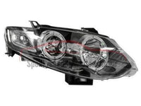 Head Lights for FG Ford Falcon Mark 1 XR6 / XR8 Angel Eye HALO Style - Black (02/2008 - 08/2011 Models) - Spoilers and Bodykits Australia