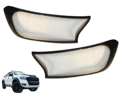 Headlight Surrounds for PX 2 Ford Ranger - Carbon Fibre Finish (2015 - 2018) - Spoilers and Bodykits Australia