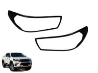 Headlight Surrounds for Toyota Hilux SR5 - Black (8/2015 - 6/2018 Models) - Spoilers and Bodykits Australia