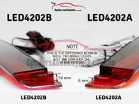LED Brake Light for Rear Spoiler - 420mm (10mm Mounting Height) (Clear & Red Available) - Spoilers and Bodykits Australia