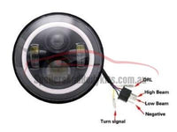 LED HALO Head Lights for Toyota Landcruiser HZJ75 75 / 78 / 79 Series - Spoilers and Bodykits Australia