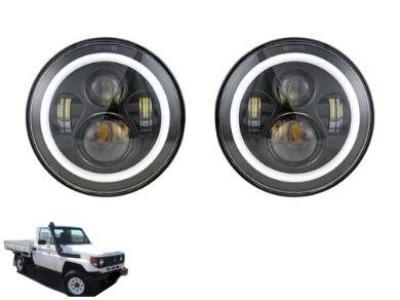 LED HALO Head Lights for Toyota Landcruiser HZJ75 75 / 78 / 79 Series - Spoilers and Bodykits Australia