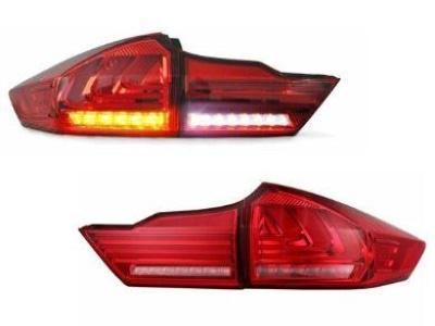 LED Tail Lights for Honda City GM 6 - Red Lens (2014 - 2017 Models) - Spoilers and Bodykits Australia