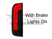 LED Tail Lights for Nissan Navara NP300 D23 ST-X - Smoked Lens (2015 - 2019 Models) - Spoilers and Bodykits Australia