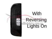 LED Tail Lights for Nissan Navara NP300 D23 ST-X - Smoked Lens (2015 - 2019 Models) - Spoilers and Bodykits Australia