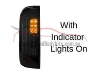 LED Tail Lights for Nissan Navara NP300 D23 ST-X - Smoked Lens (2015 - 2019 Models) - Spoilers and Bodykits Australia