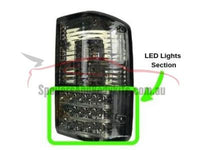 LED Tail Lights for Nissan Patrol GQ - Series 1 & 2 Models - Smoked Black (1988 - 10/1997 Models) - Spoilers and Bodykits Australia