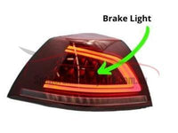 LED Tail Lights for VE Holden Commodore Sedan with Sequential Indicators - Red Lens - Spoilers and Bodykits Australia