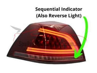 LED Tail Lights for VE Holden Commodore Sedan with Sequential Indicators - Red Lens - Spoilers and Bodykits Australia
