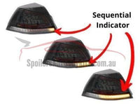 LED Tail Lights for VE Holden Commodore Sedan with Sequential Indicators - Red Lens - Spoilers and Bodykits Australia