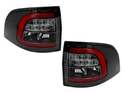 LED Tail Lights for VE / VF Holden Commodore Wagon - Black with Red Bar (2008 - 2015 Models) - Spoilers and Bodykits Australia