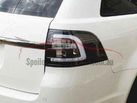 LED Tail Lights for VE / VF Holden Commodore Wagon - Black with White Bar (2008 - 2015 Models) - Spoilers and Bodykits Australia