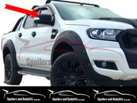 Mirror Covers for PX 1 / PX 2 Ford Ranger - Black (2012 - 2018) - Spoilers and Bodykits Australia