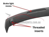 Rear Boot Spoiler for BA / BF Ford Falcon Sedan - XR Style - Spoilers and Bodykits Australia