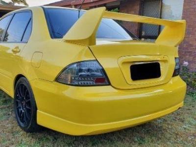 Rear Boot Spoiler Wing for CH Mitsubishi Lancer 4 Door Sedan - EVO 8 Style - Spoilers and Bodykits Australia