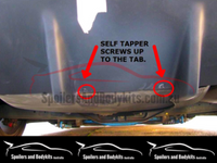 Rear Bumper Bar Diffuser for FG Ford Falcon Sedan - Spoilers and Bodykits Australia