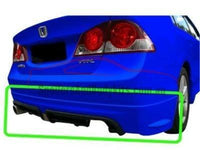 Rear Bumper Bar Diffuser for Honda Civic Sedan FD 8th Gen (2006 - 2012 Models) - Spoilers and Bodykits Australia