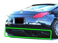 Rear Bumper Bar Diffuser for Nissan 350Z Spoilers and Bodykits