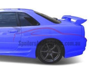 Rear Bumper Bar for R34 Nissan Skyline GT / GT-T Coupe - Spoilers and Bodykits Australia