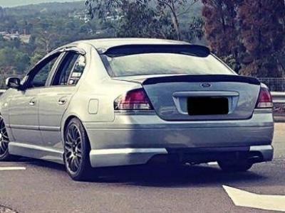 Rear Bumper Bar Lip for BA XR Ford Falcon Sedan - DJR Style - Spoilers and Bodykits Australia