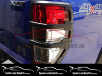 Rear Tail Light Covers for PX1 / PX2 / PX3 Ford Ranger - Black (2012 - 2019 Models) - Spoilers and Bodykits Australia