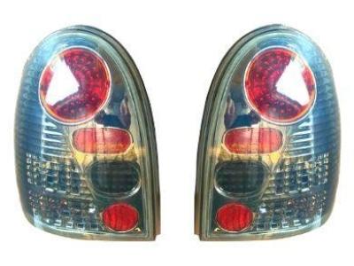 Tail Lights for Holden Barina SB 3 Door - Chrome (04/1994 - 07/2001 Models) - Spoilers and Bodykits Australia
