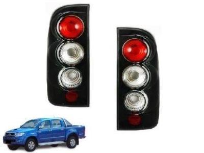 Tail Lights for Toyota Hilux TGN / KUN / GGN - Black (04/2005 - 08/2011 Models) - Spoilers and Bodykits Australia