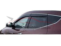 Weather Shields for Hyundai Santa Fe - Chrome (2012 - 2019 Models) - Spoilers and Bodykits Australia