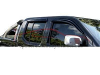 Weather Shields for Nissan Navara D40 Dual Cab Ute (2005 - 2015 Models) - Spoilers and Bodykits Australia
