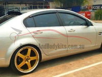 Weather Shields for VE Holden Commodore Sedan (Set of 4) - Spoilers and Bodykits Australia